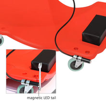 40 Inch Car Repair Lying Board with LED Light Skateboard Spare Parts Repair Board Car Vehicle Service Maintenance Tool