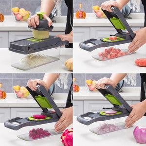 12-in-1 Manual Veggie Chopper