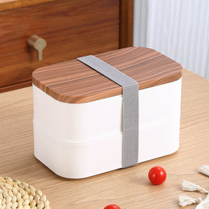 Wood Look Lunch Box (Microwavable)