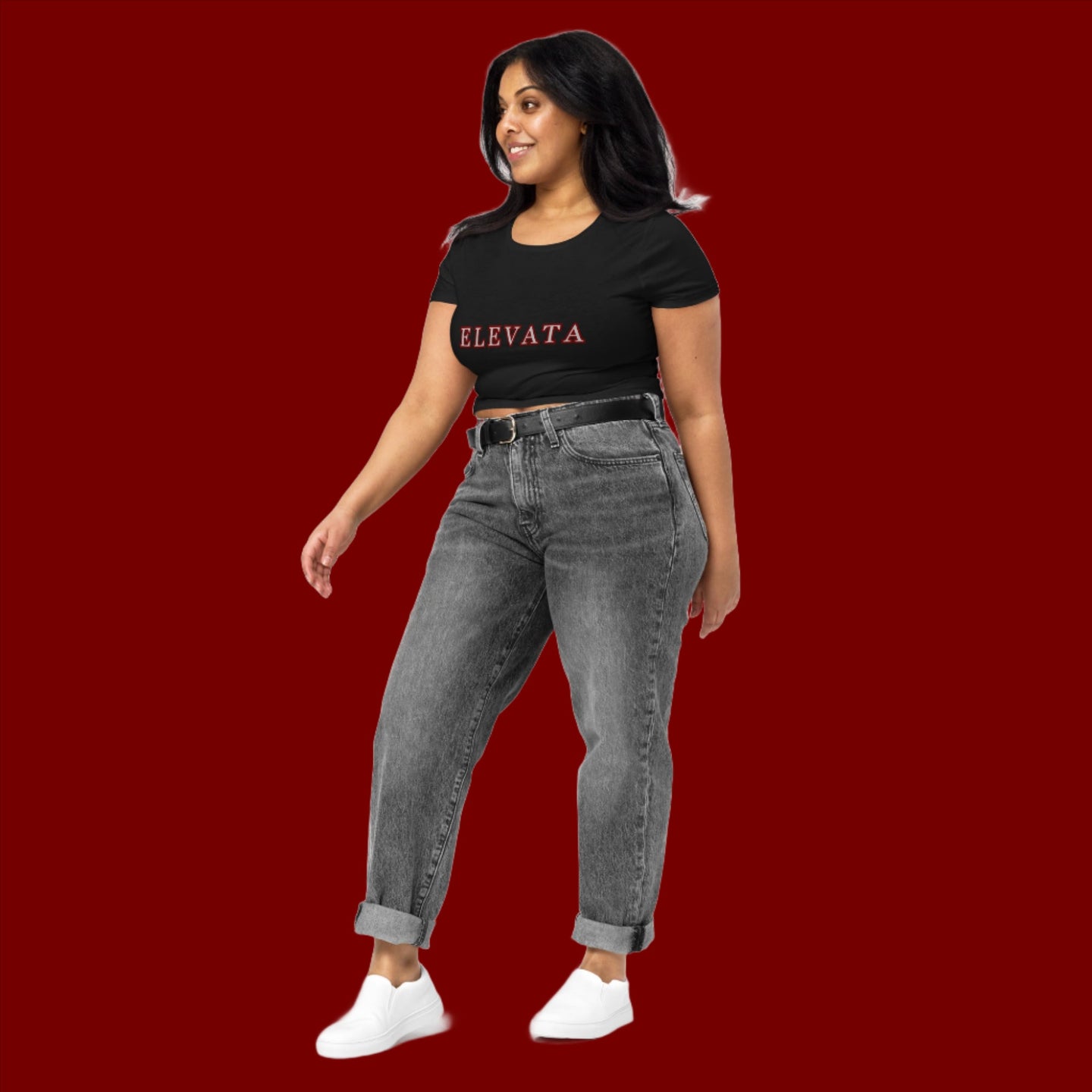 ELEVATA Women's Crop Tee